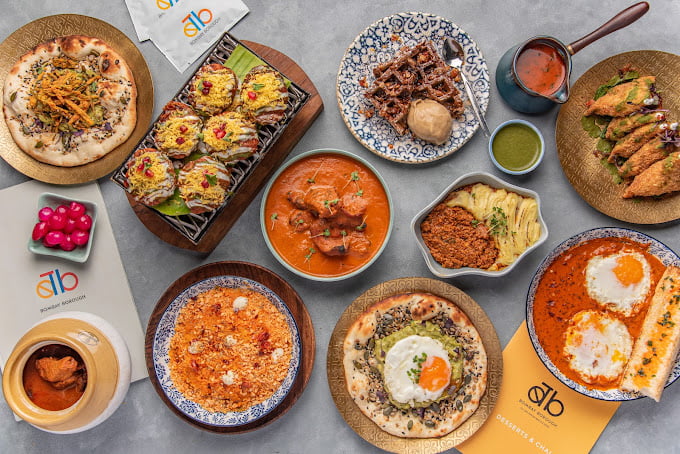 مطعم هندي يقع في مركز دبي المالي العالمي