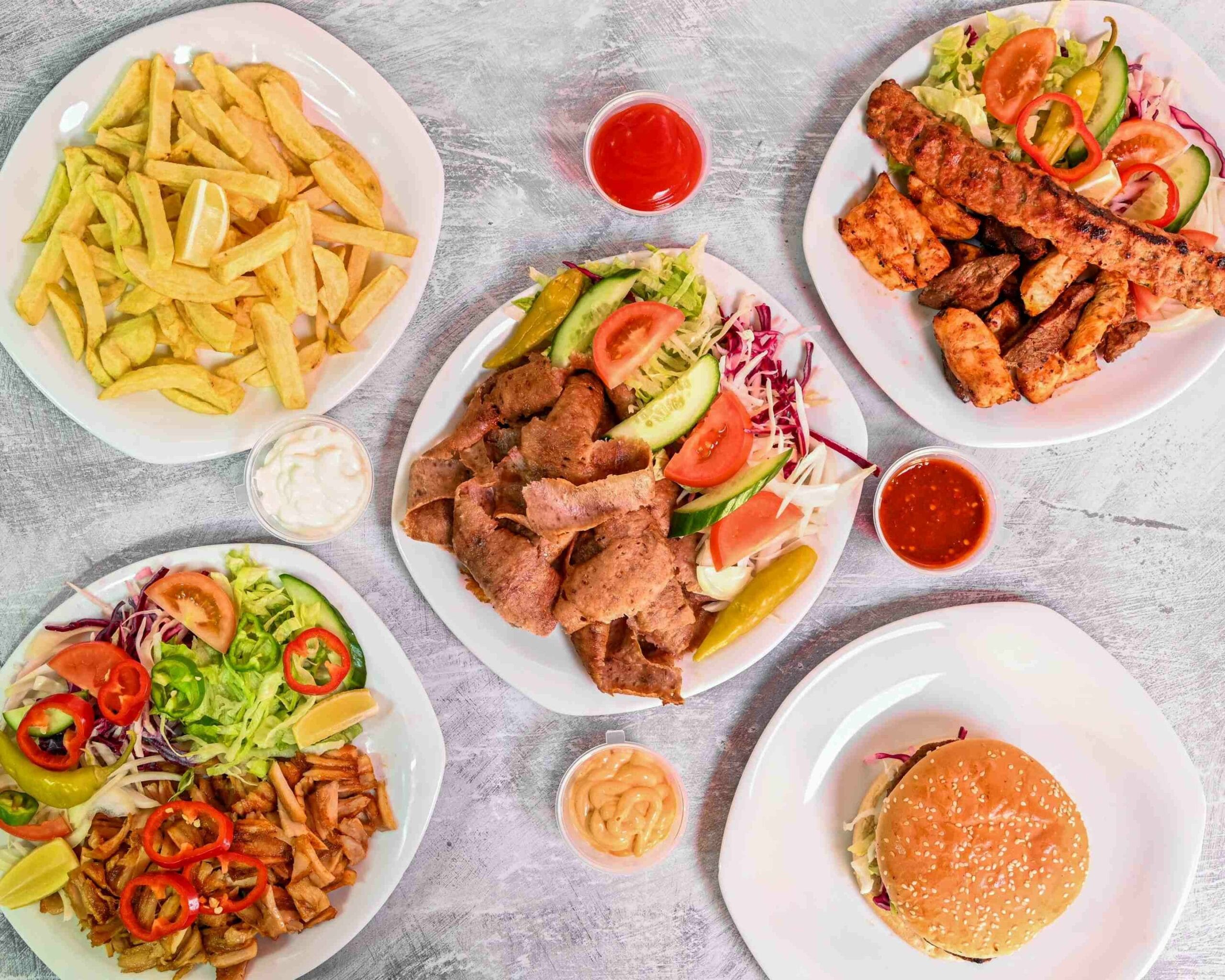 يقدم الاطباق التركية والشرق اوسطية 