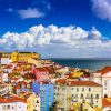 Lisbon, Portugal cityscape in the Alfama District.